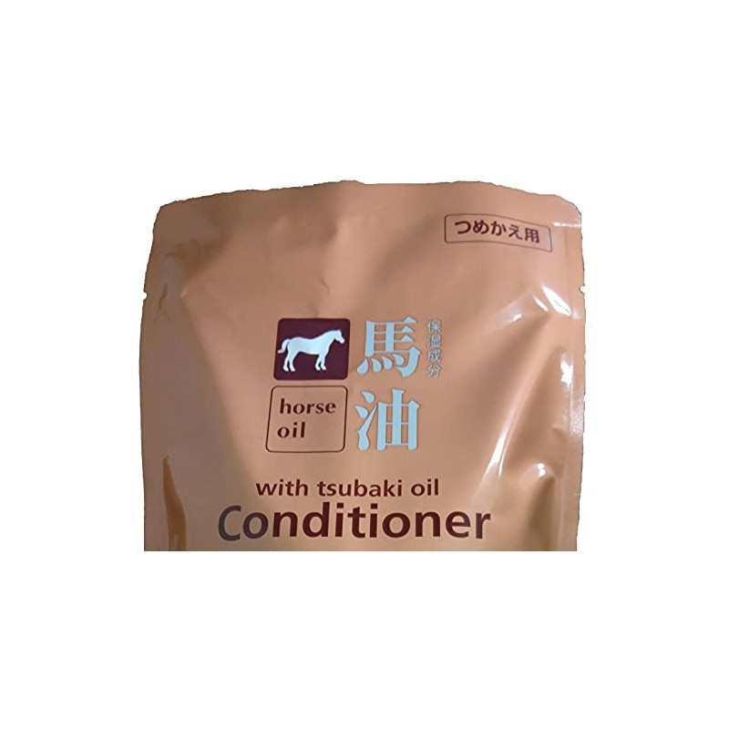 Kumano Oil and Horse Oil Conditioner Refill, 16.9 fl oz