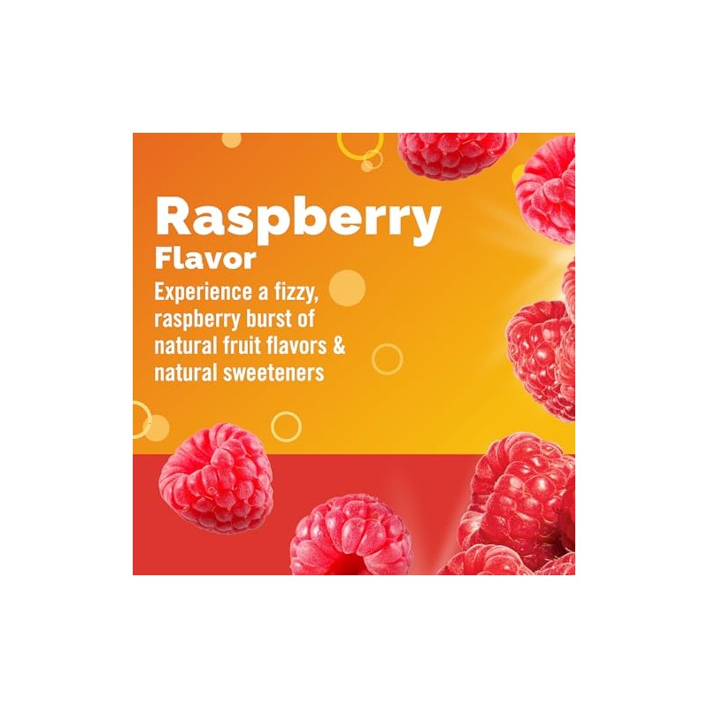 Emergen-C 1000mg Vitamin C Immune Support Powder Raspberry 30CT Includes