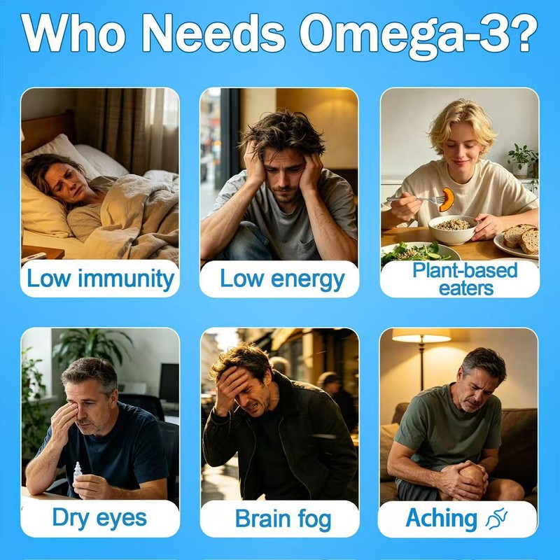 1000mg Omega 3 Fish Oil Gummies for Women