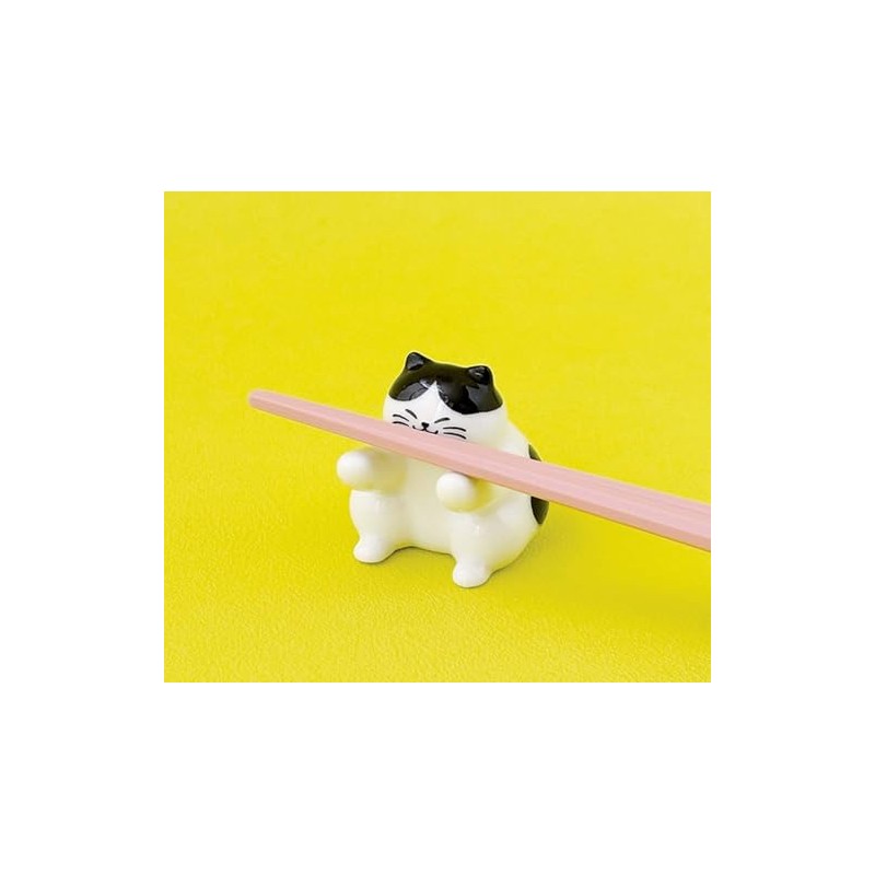 Decoré MG-38933 Boteko Cat Chopsticks Rest, Strong Body, Approx. 1.3