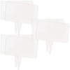 Clear Acrylic Write-On Food Label Picks (3.75" x 5.75") 6