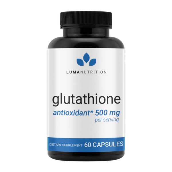 Luma Nutrition Premium Glutathione Supplement - 500mg - L-Glutathione -