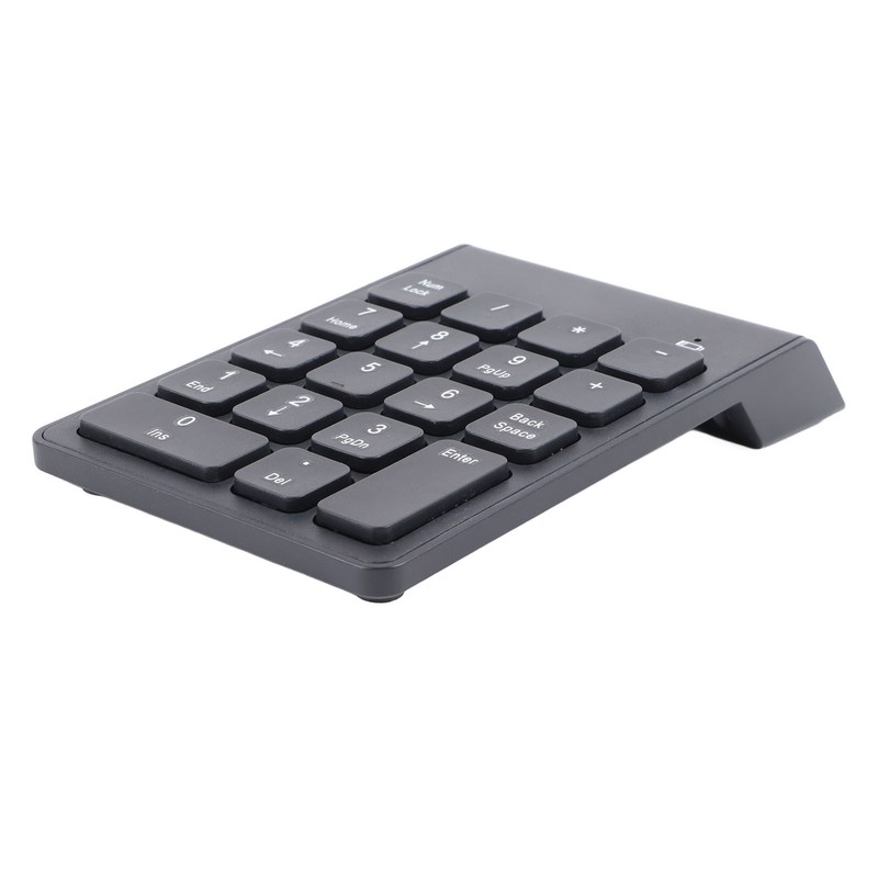 Wireless Number Pad BT5.0 Black 18 Keys Battery Powered Widely