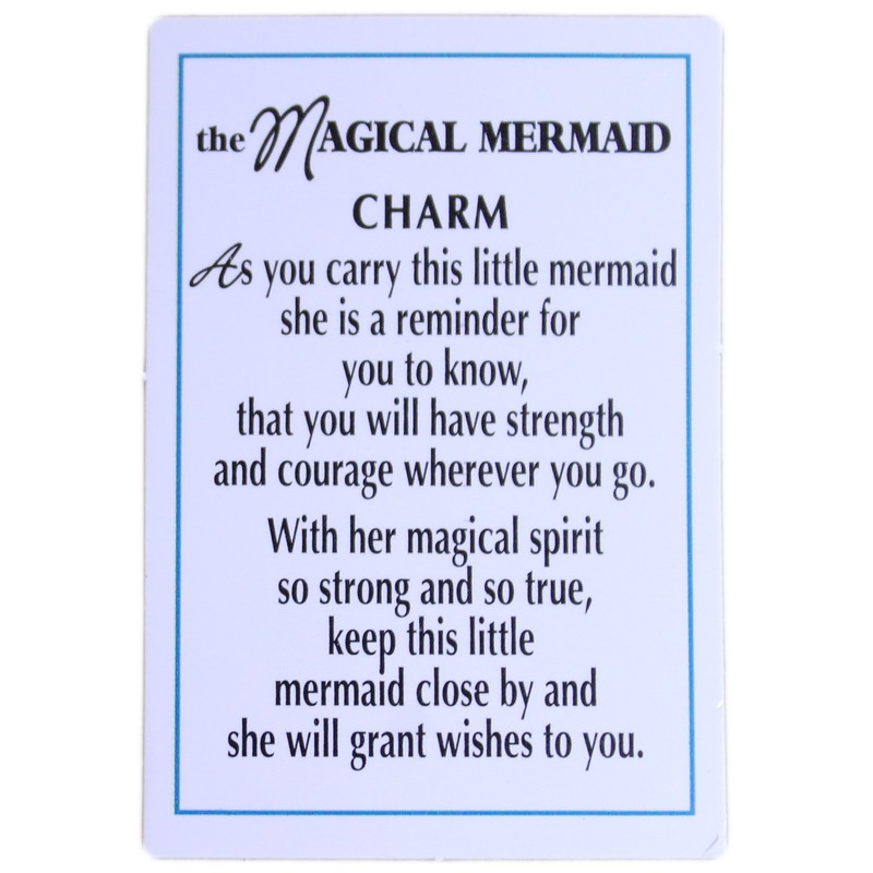 The Magical Mermaid Wish Charm With Story Card! by Ganz