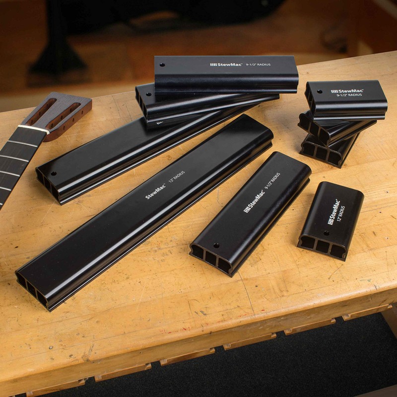 StewMac 9"-long Aluminum Radius-sanding Beam, 12" Radius