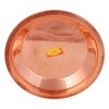 Shiv Shakti Arts® 100% Pure Copper Pooja Thali Plate Taman