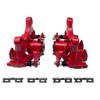 Geinqiay S5500 Rear Brake Caliper with Bracket Red Left &