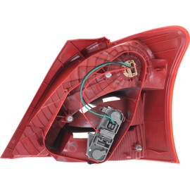 For 2006-2008 Toyota Yaris Pair Rear Tail Lights Driver and Passenger Side Assembly Unit 2dr hatchback TO2800167 TO2801167| 81561-52460 81551-52520