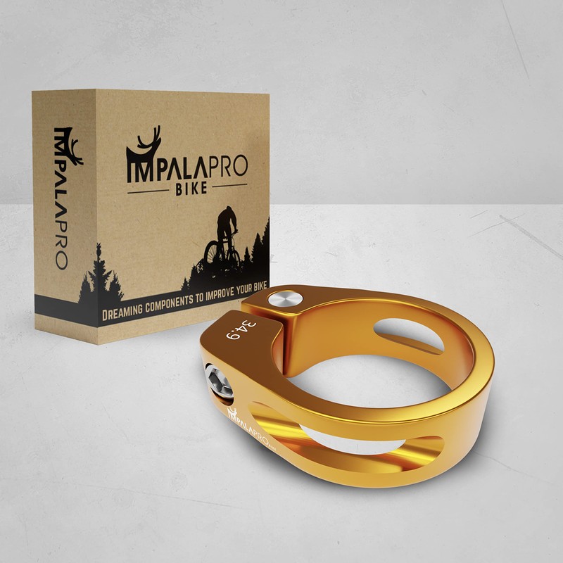IMPALAPRO Bicycle Seat Clamp - Seat Clamp 34.9/31.8 - Aluminium