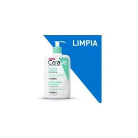 CeraVe Gel Limpiador Espumoso facial para Piel Mixta a Grasa 473 ml