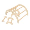 Chick Perch Paw Grinding Stable Structure Arch Shape Wooden Chicken