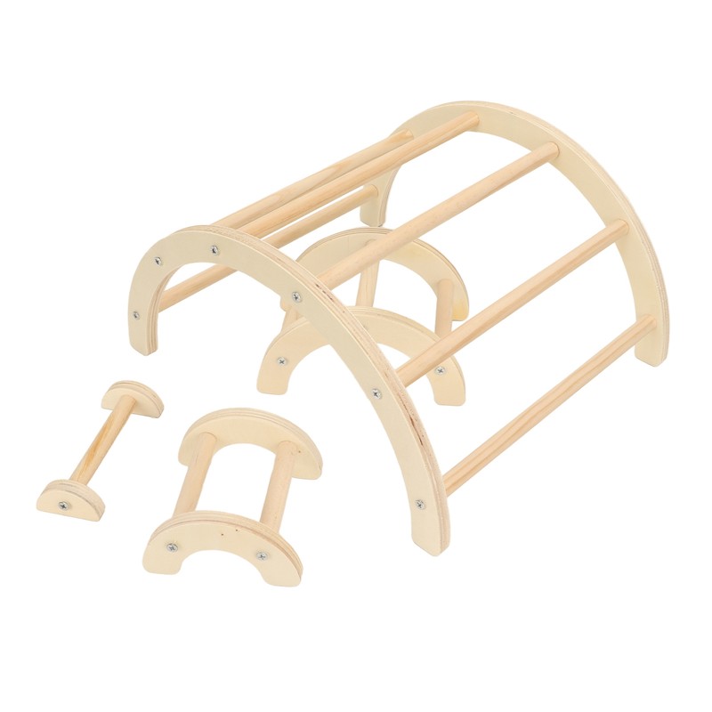 Chick Perch Paw Grinding Stable Structure Arch Shape Wooden Chicken