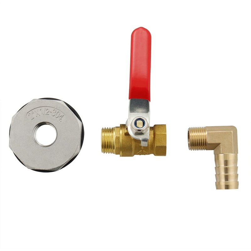 Carvedexquisitely 2" Drum Faucet for 55 Gallon Drum,Brass Rain Barrel