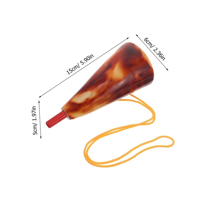 KONTONTY Viking Horn Bull Horn Medieval Trumpet Instrument for Festivals