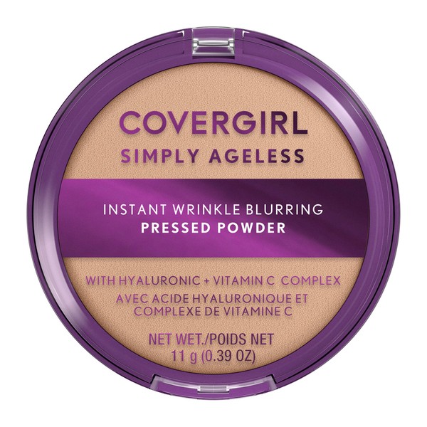 Covergirl Simply Ageless Instant Wrinkle Blurring Pressed Powder, Classic Ivory, 0.39 Oz