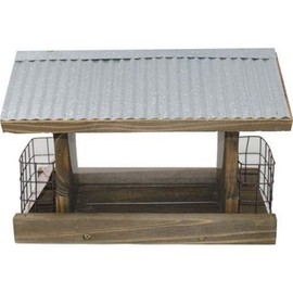 Woodlink 991105 28709 Rustic Farmhouse Ranch Suet Bird Feeder, 9.5" H Wood