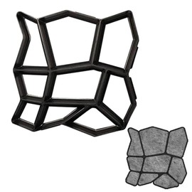 Plastic Concrete Mould, Garden Pavement Maker Paving Mold, DIY Tool for Brick Rock Stepping Stone