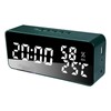 Alarm Clock for Bedroom 5 Alarms LED Display Mirror Desk