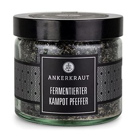 Ankerkraut Fermented Kampot Pepper, 150 g in a Jar, Finisher for Salad, Steak, Meat, Vegetables, Premium Quality