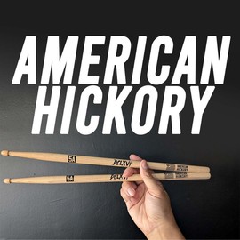 American Classic Extreme 5A Wood Drumsticks Classic Hardrock Drum Sticks 5A Drumsticks Drum Accessories by DCLXVI Industries