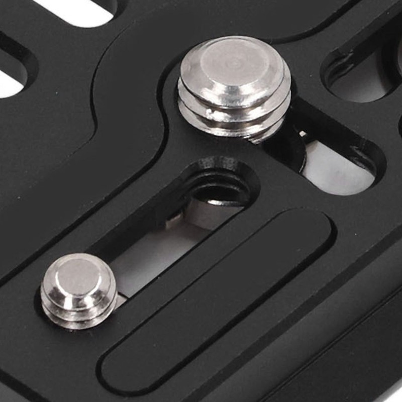 Camera Quick Release Base Plate with 1/4in 3/8in Threads for