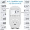 WiFi Electricity Usage Monitor, Zuomeng Plug-in WiFi Power Meter with