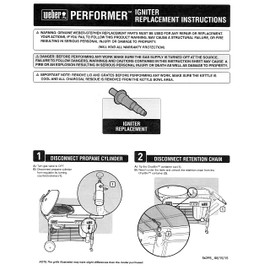 Weber Performer Replacement Gas Grill Igniter Kit 10470