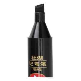 Vaga 6 Marcador Jumbo Aceite Negro Para Letreros Secado Rapido