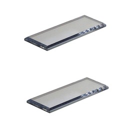 Mirart Pull Handle, Self Stick Acrylic Mirror Finger Glide Beveled Knob (2 Pack)