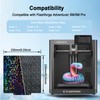 HIKUDIY PEO+PEY Build Plate for Adventurer AD5X/5M/5M Pro,Smooth Diamond+Galaxy Spring