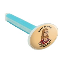 Hipster Jesus Loved You Before You Were Cool Funny Humor Car Air Freshener Vent Clip