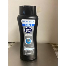 White Rain 3 in 1 Men's Collection Body Wash Ocean Wave (3 EA 22.5 oz ea 67.5 oz total)