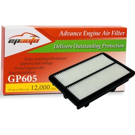 EPAuto Rigid Panel Air Filter GP605 (CA12605) Compatible with Acura Rigid Panel Engine Air Filter for RDX L4 2.0L (2019-2024)