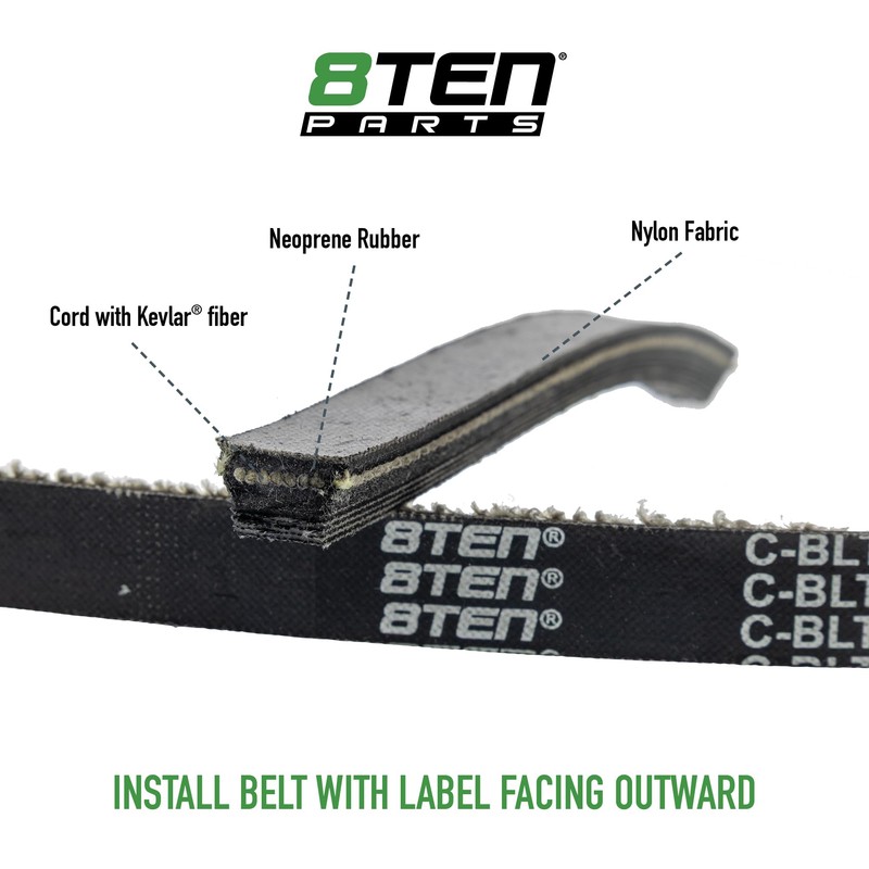 8TEN Belt with Kevlar for Ariens Gravely Apex Zenith Pro-Turn