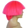 IMEYLE Yaki Wig Pink Bowl Cut Wig Women Fluffy Straight