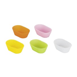 World Create 59613 Viv Silicone Cup, 5 Colors, Oval L
