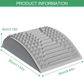 Traxenta Back Stretcher Surface TPE Material, Align Neck and Back Saver Cushion, Device Comfort Neck Back Stretcher Back Stretcher Original Neck Stretcher Neck Pillow