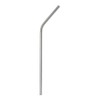 Barfly Stainless Steel Straw, 8 1/2", 1/4" Diam., Curved