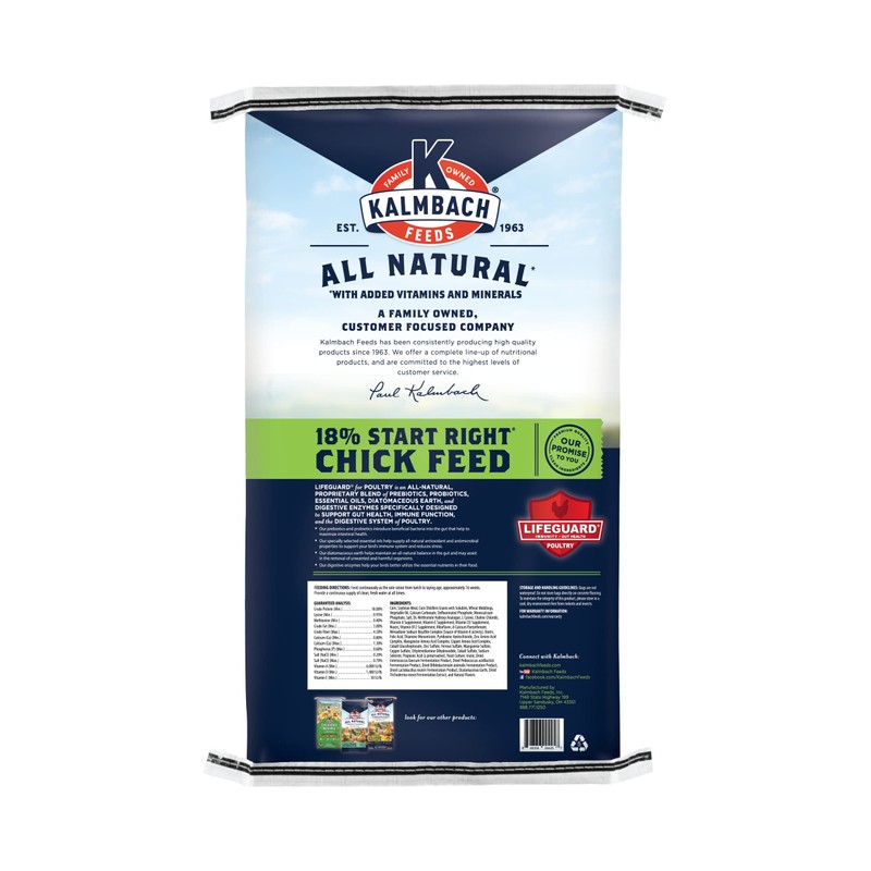 Kalmbach Feeds 18% Start Right Chick Feed Crumbles, 25 lb