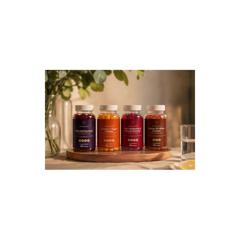 PureForm Vitamin D3 4000IU Gummies | High Strength Vitamin D