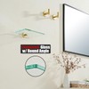 JQK Bathroom Glass Shelf Gold, Tempered Glass Shower Storage 8