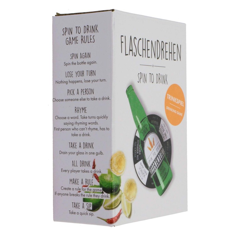 Flaschendrehen Spin to Drink 100% Polypropylene Drinking Game in Gift