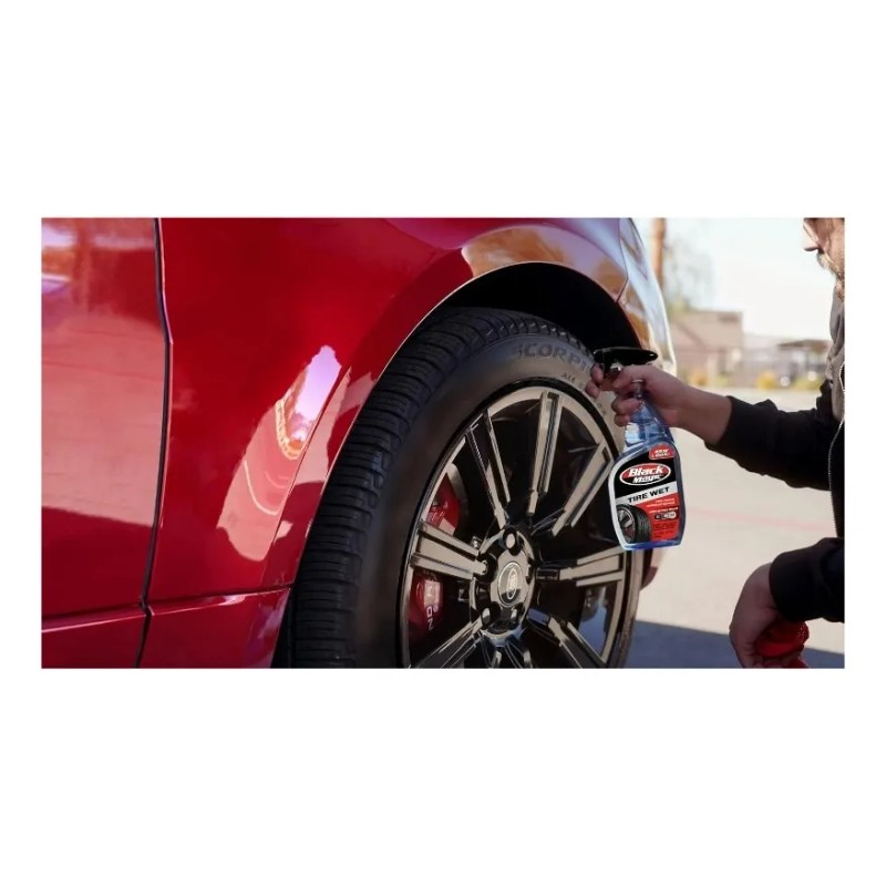 Black Magic Tire Wet 1 Abrillantador Para Llantas 680ml Beige