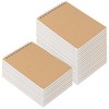 HOZEON 30 PCS A6 Size Top Spiral Bound Sketch Notebooks,