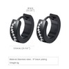 Fashion Baseball Sleeper Small Hoop Earrings for Men Women Cartilage