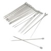 22Pcs Knitting Needles Kit 22Pcs Knitting Needles 25cm Application Metal