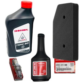 KINDZA Genuine Tune up kit for EB5000i EM5000is EB7000i EU6500is EM7000is Generator with Air Cleaner Element 17211-Z11-000 44 fl.oz Genuine Motor Oil 10W30 Spark Plug 98079-55846 BPR5ES