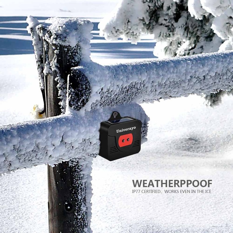 Univerayo Coyote Deterrent Solar Predator Control Light Deer Repellent Device