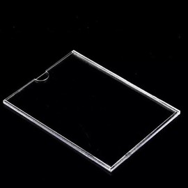 Transparent Acrylic Poster Display, A5 Acrylic Sign Menu Holder Wall Mounted for Hotel Office School Hospital Conference