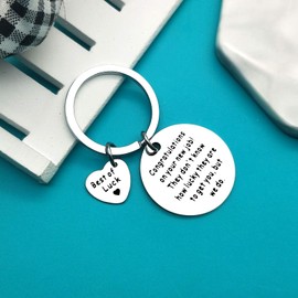 Ximalun Colleague Leaving Gifts New Job Gifts Congratulations on Your New Job Keyring Colleague Farewell Gifts Going Away Gifts Goodbye Gifts New Job Present for Colleagues